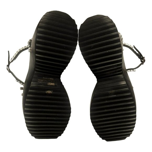 Lemon Drop Black Ramsey Sandals - Picture 4 of 4